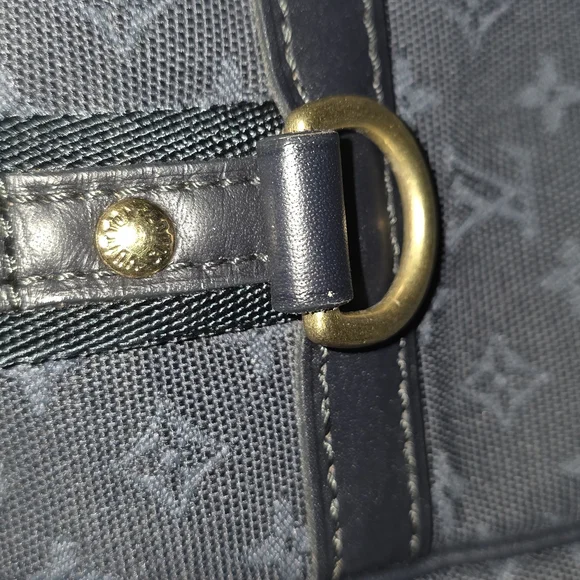 Louis Vuitton Navy Monogram Satchel - Picture 9 of 12